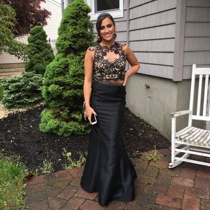 Prom gown 2 piece